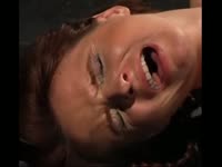Once reserved redhead milf gets her feet and ass destroyed as she&#039;s lashed in this bdsm flick